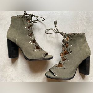 Frye Gabby Ghillie Lace Up Heels